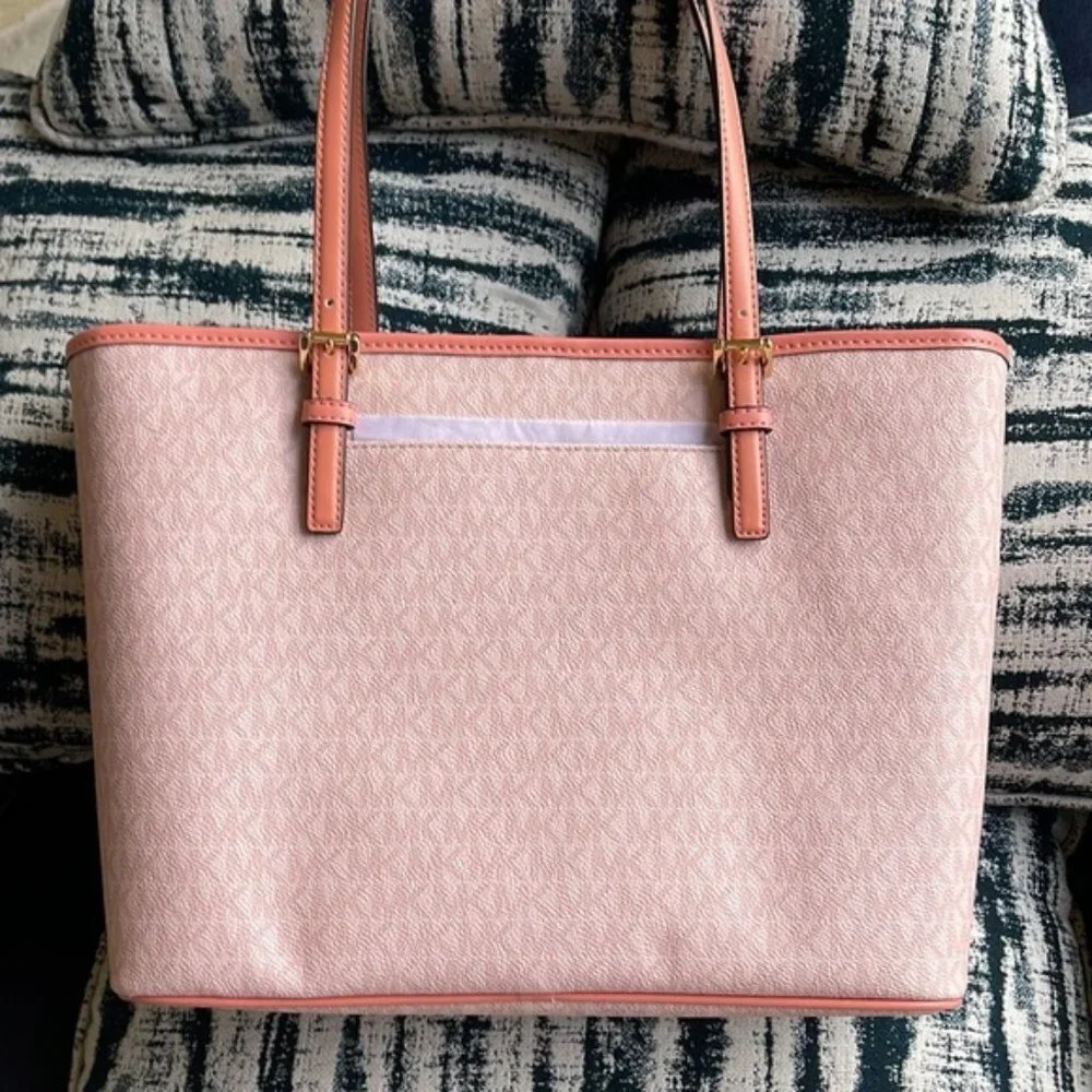 Michael Kors Jet Set Travel Medium Carryall Tote Sherbert Multi